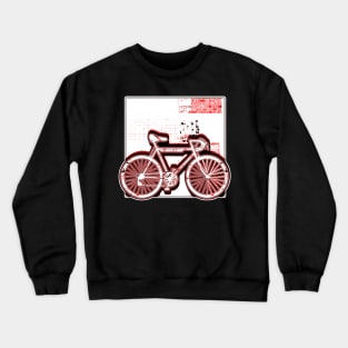 Ten Speed Bicycle Against The Wall In Red Crewneck Sweatshirt